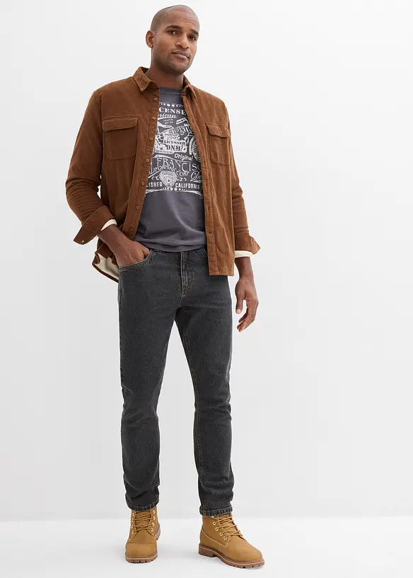 Classic Fit Jeans mit Komfortbund, Straight, bonprix