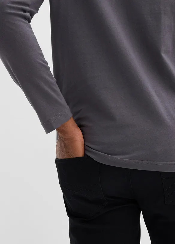 T-shirt manches longues 100% coton, bonprix