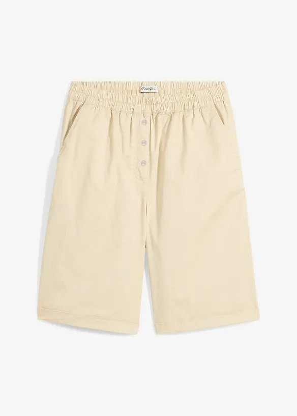 Papertouch-Bermuda aus Baumwoll-Mix, bonprix