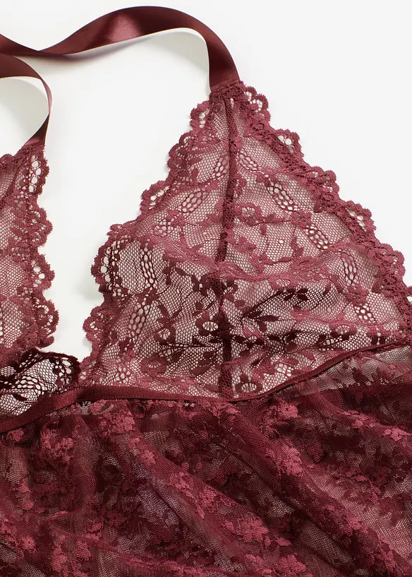 Neckholderkleid aus Spitze, bonprix