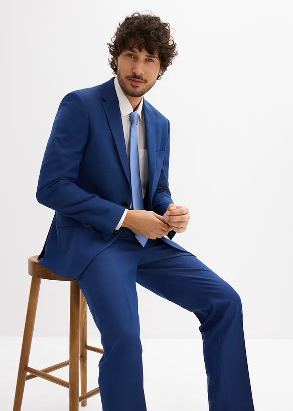 Costume 3 pièces slim avec cravate, bonprix