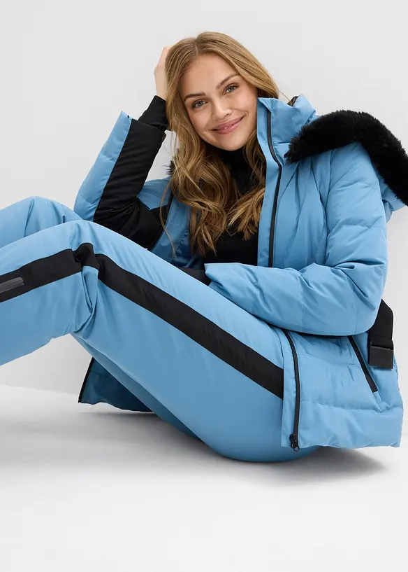 warm wattierte Skihose, mit Schneefang, bonprix