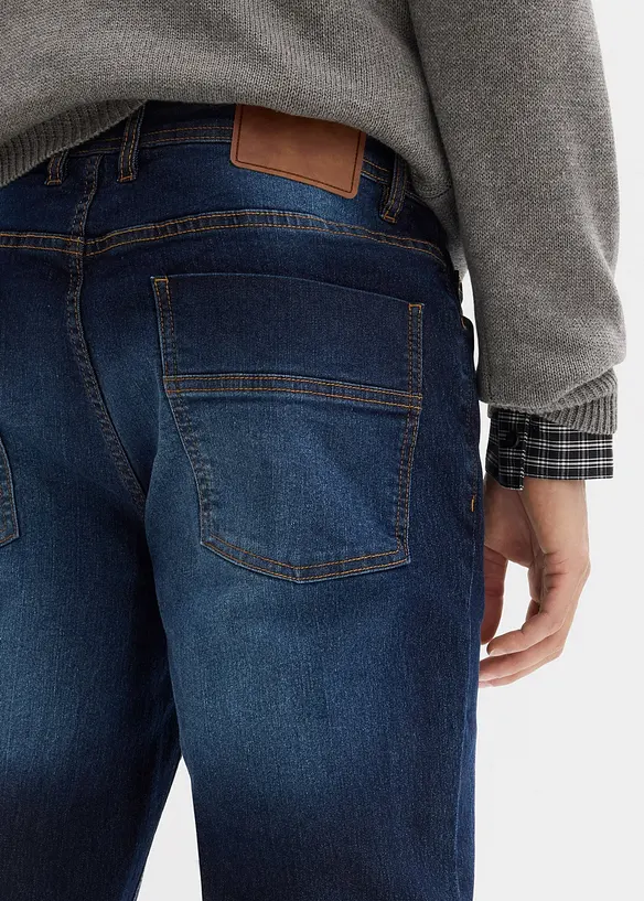 Lot de 2 jeans extensibles Regular légers, droits, bonprix