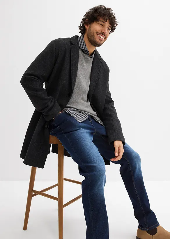 Lot de 2 jeans extensibles Regular légers, droits, bonprix