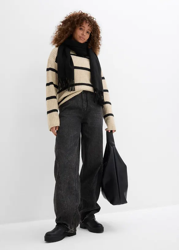 Balloon-Jeans, Mid Waist, bonprix