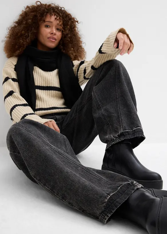 Balloon-Jeans, Mid Waist, bonprix