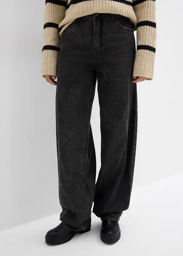 Balloon-Jeans, Mid Waist, bonprix