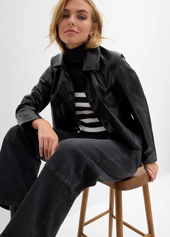 Jean large taille mi-haute, bonprix