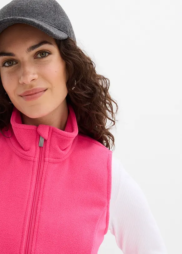 Fleece-Weste mit Taschen, bonprix