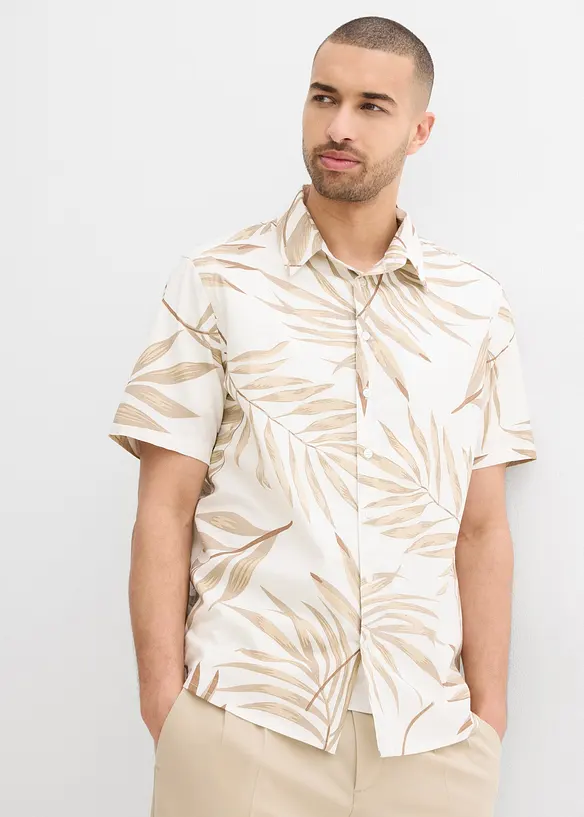 Kurzarmhemd aus reiner Bio-Baumwolle, bonprix