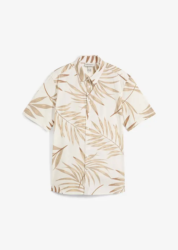 Kurzarmhemd aus reiner Bio-Baumwolle, bonprix