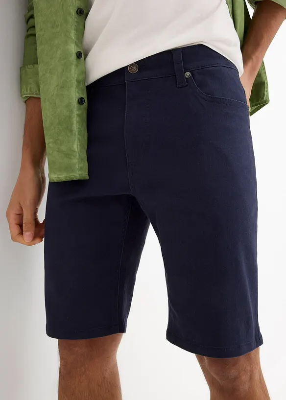 Lot de 2 bermudas extensibles, Regular, bonprix