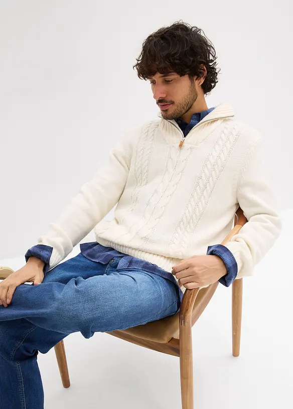 Regular Fit Stretch-Jeans, Straight, bonprix