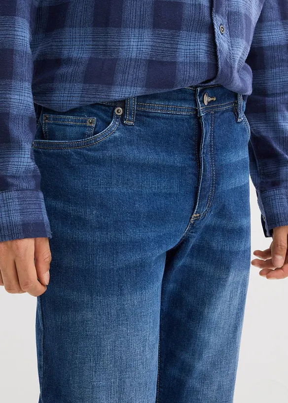 Regular Fit Stretch-Jeans, Straight, bonprix