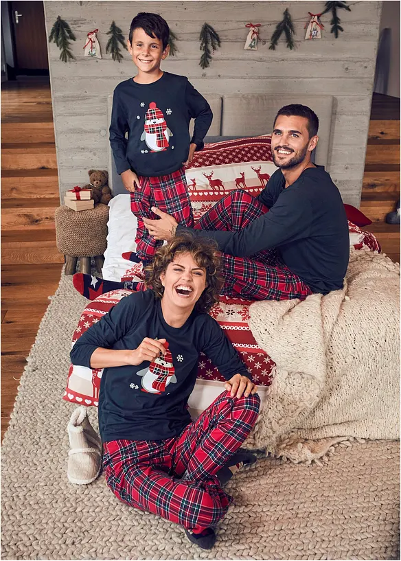 Pyjama aus reiner Bio-Baumwolle (2-tlg. Set), bonprix