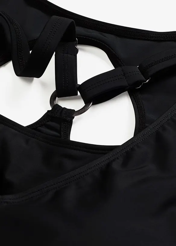 Tankini (ens. 3 pces) avec haut de maillot bandeau, bonprix