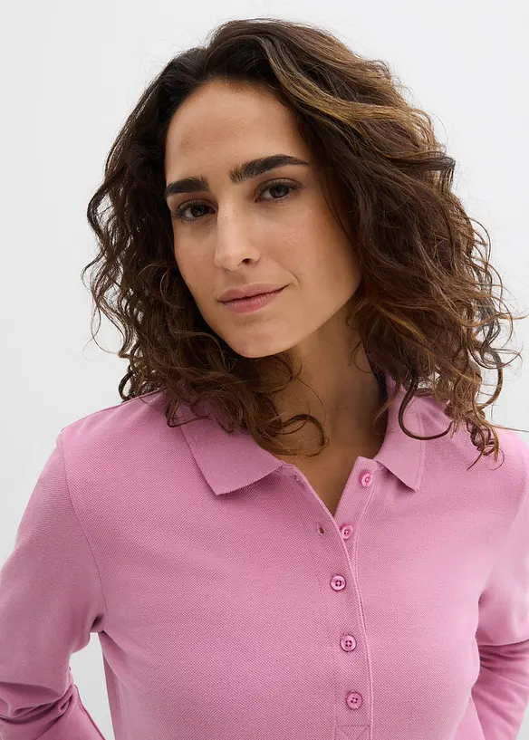 Piqu&eacute;-Poloshirt aus reiner Bio-Baumwolle, bonprix