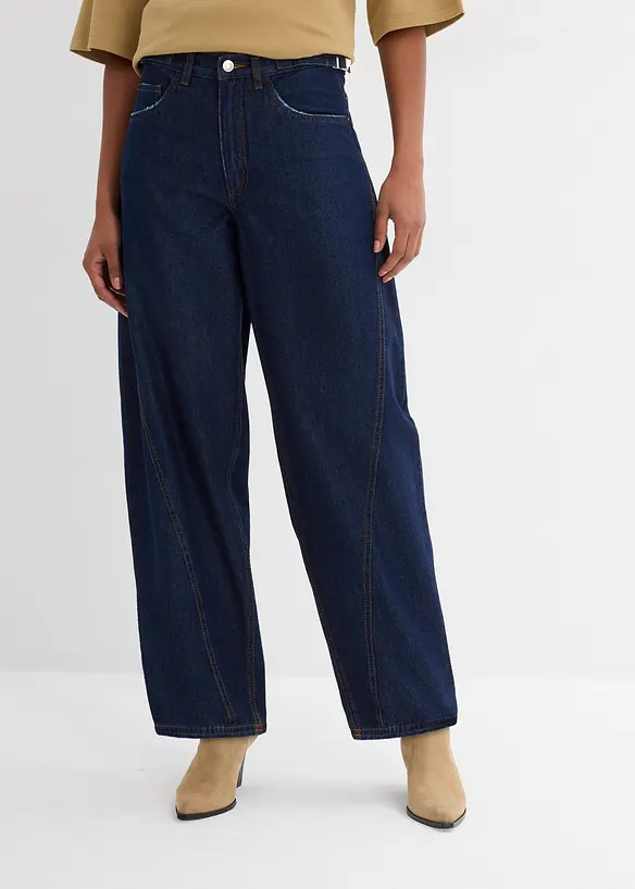 Jean Balloon taille mi-haute, bonprix