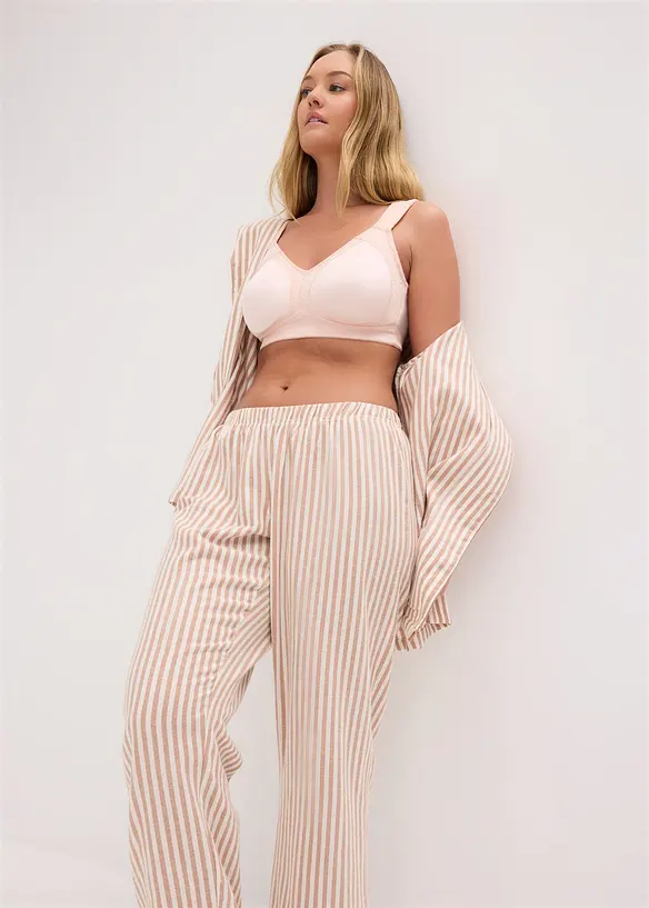 Entlastungs-BH ohne B&uuml;gel mit gepolsterten Tr&auml;gern, bonprix