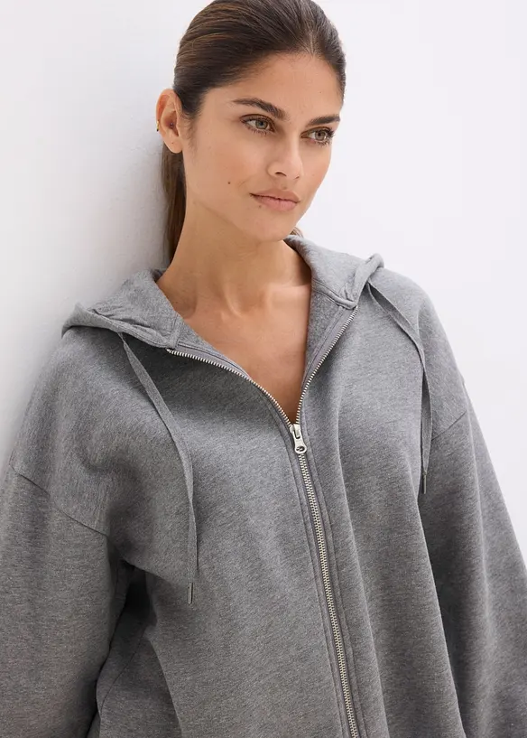 Sweatjacke aus reiner Bio-Baumwolle, bonprix