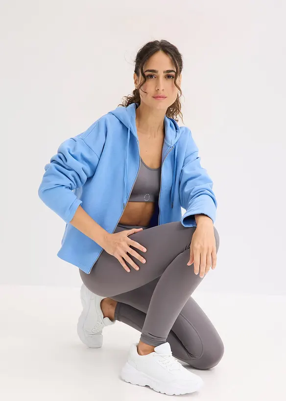 Sweatjacke aus reiner Bio-Baumwolle, bonprix