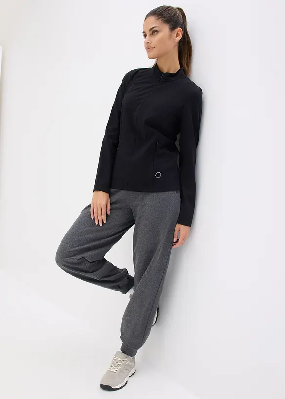 Thermo Funktionsjacke mit halben Rei&szlig;verschluss, schnelltrocknend, bonprix