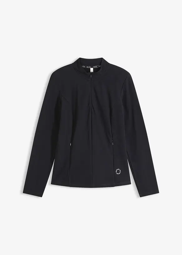 Thermo Funktionsjacke mit halben Rei&szlig;verschluss, schnelltrocknend, bonprix