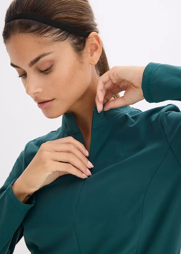 Veste thermique &agrave; s&eacute;chage rapide, partiellement zipp&eacute;e, bonprix