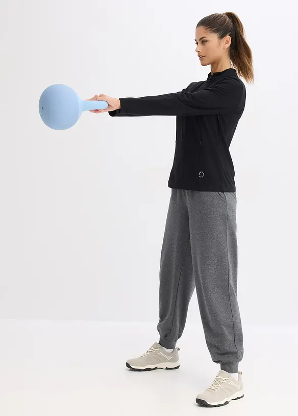 Thermo Funktionsjacke mit halben Rei&szlig;verschluss, schnelltrocknend, bonprix