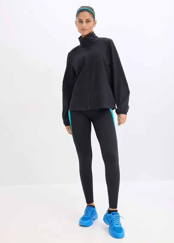 Veste de sport oversize, toucher coton, bonprix