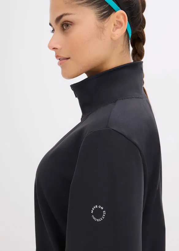 Veste de sport oversize, toucher coton, bonprix