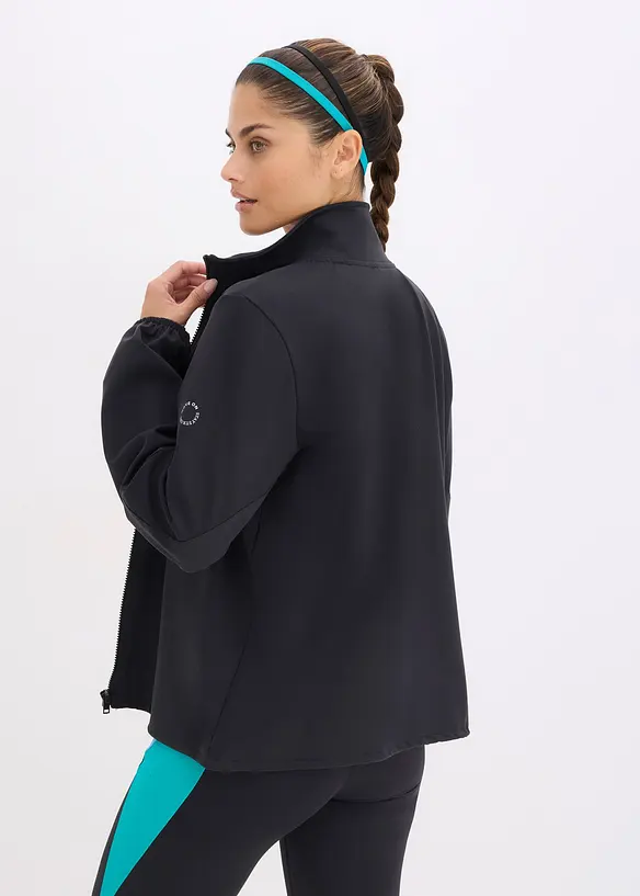 Veste de sport oversize, toucher coton, bonprix