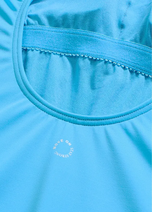 Maillot 1 pi&egrave;ce de sport &agrave; s&eacute;chage rapide, dos nageur, bonprix