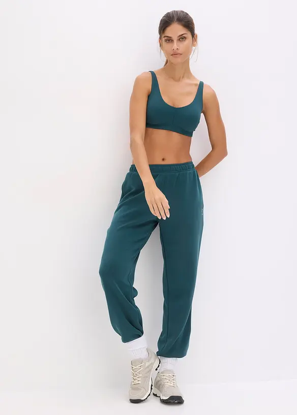 Sport-BH mit leichtem Halt  aus geripptem Material, bonprix