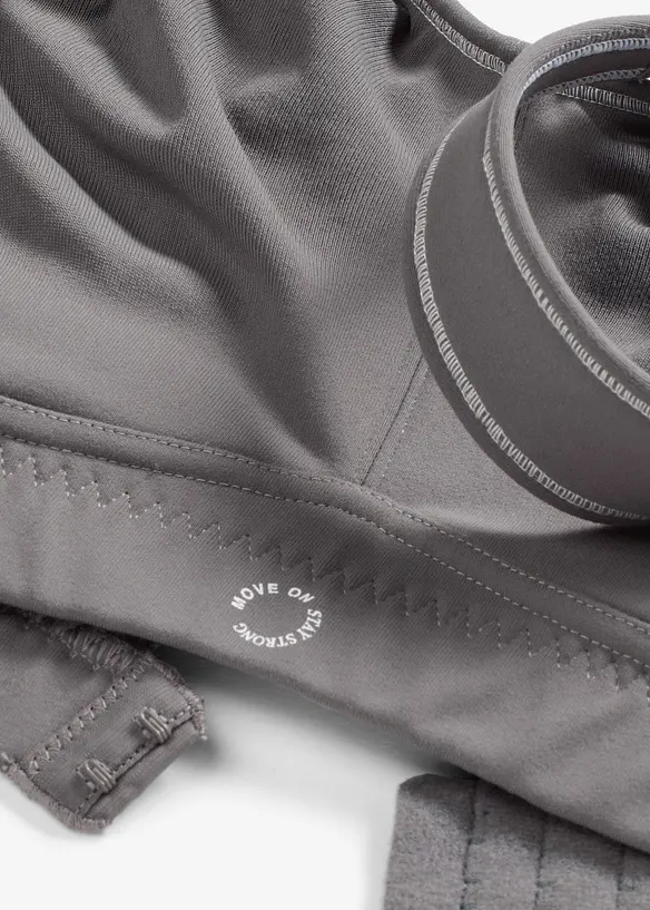 Soutien-gorge de sport toucher coton, maintien mod&eacute;r&eacute;, bonprix