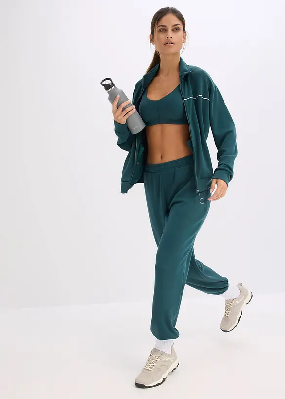 Sport-BH mit leichtem Halt  aus geripptem Material, bonprix