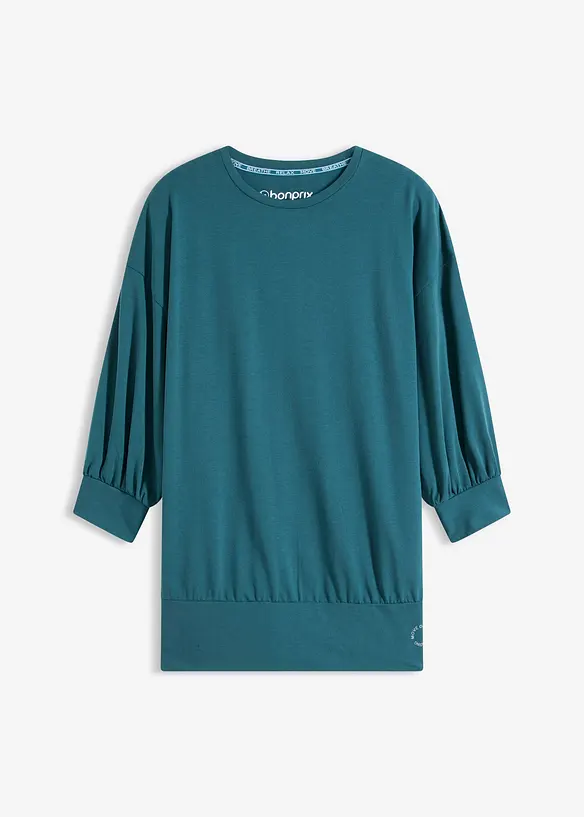 Oversized Sport-Shirt mit &frac34; Arm, schnelltrocknend, bonprix