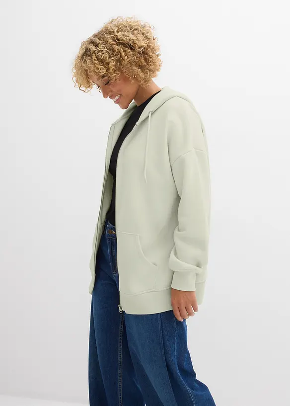 Sweat zippé à capuche, bonprix