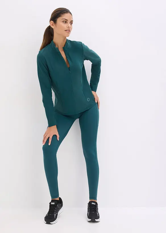 Legging de sport confortable avec poche pour portable, s&eacute;chage rapide, bonprix