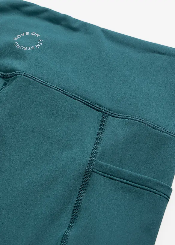 Legging de sport confortable avec poche pour portable, s&eacute;chage rapide, bonprix