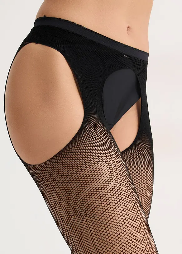 Strapsstr&uuml;mpfe mit G&uuml;rtel 30 DEN, bonprix