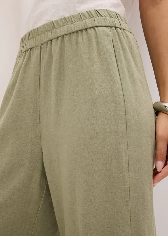 Pantalon en lin, bonprix