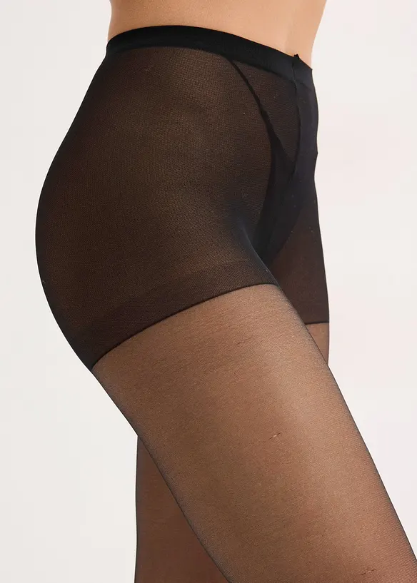 Lot de 2 collants 20den, bonprix