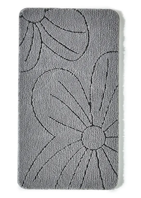 Tapis de salle de bain tufté avec motif en relief, bonprix