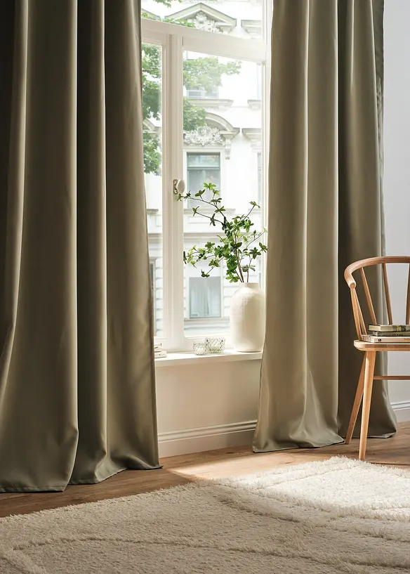 Rideau obscurcissant (1 pce), taille normale et XXL, bonprix