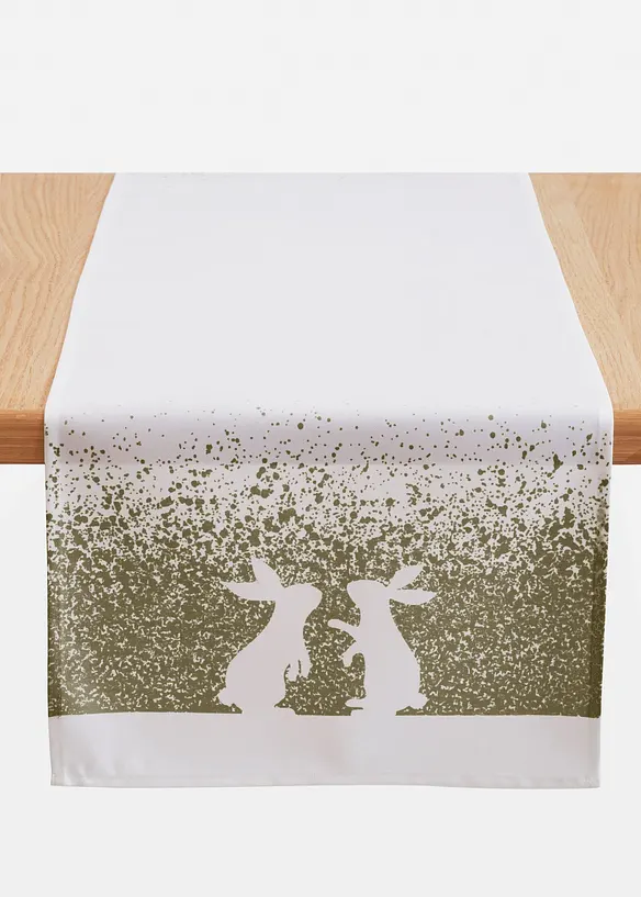 Tischl&auml;ufer mit Hasen Glanz Druck, bonprix