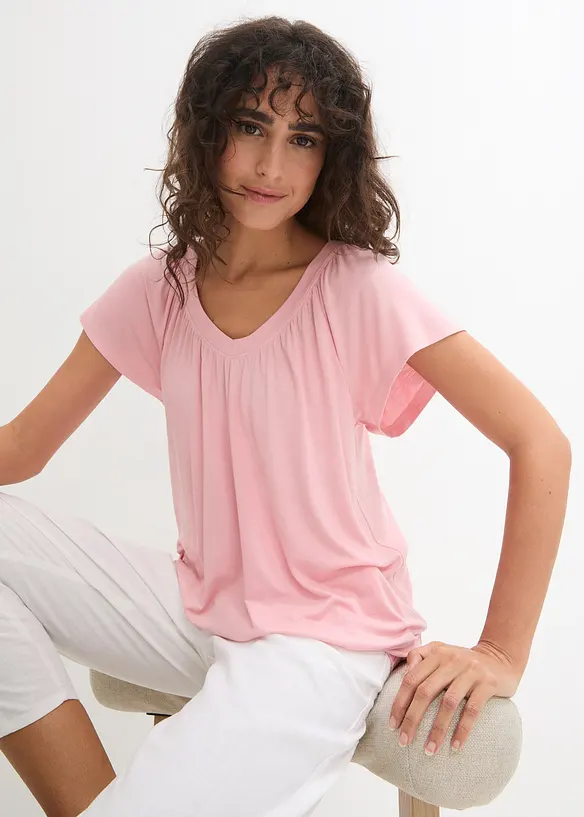 T-shirt en viscose extensible, bonprix