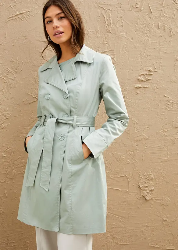 Trench-coat en coton, bonprix