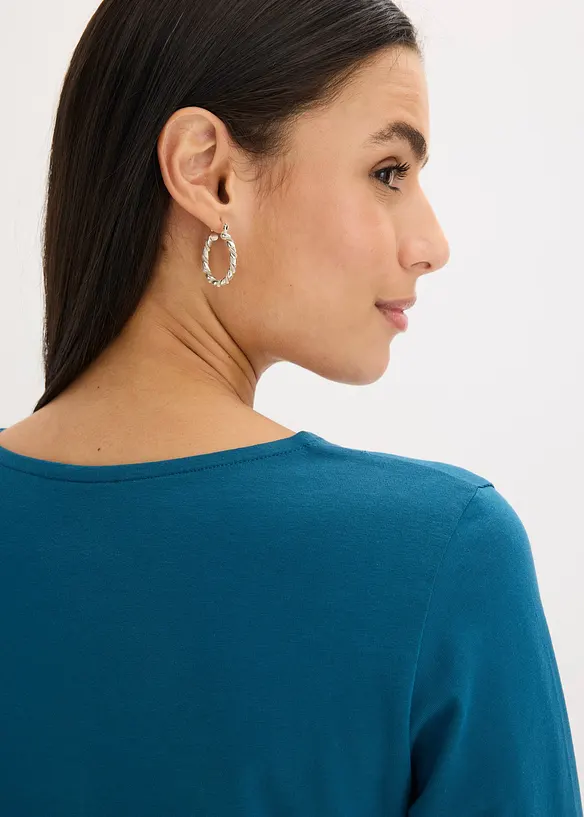 Langarmshirt mit &Ouml;sen, bonprix