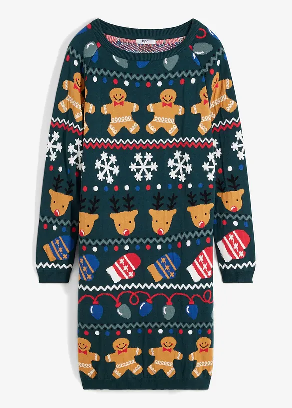 Weihnachts-Strickkleid, bonprix